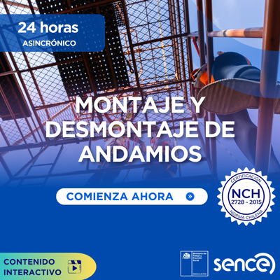 Curso Montaje y desmontaje de andamios