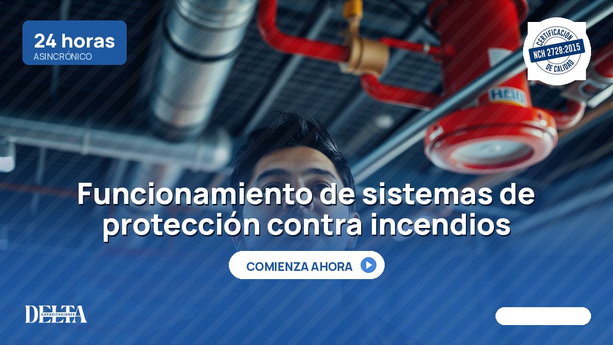 Funcionamiento de sistemas de protección contra incendios