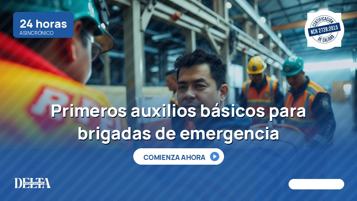 Primeros auxilios básicos para brigadas de emergencia